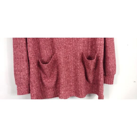 OFEEFAN Womens Lagenlook Mauve Pullover Sweater Polyester Rayon Spandex XXL - Picture 7 of 13